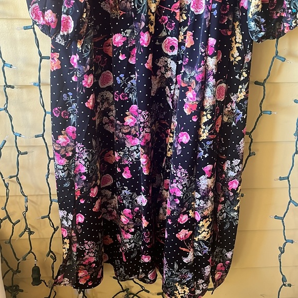 Multi print Tea Length Studio dress from torrid - Picture 3 of 5